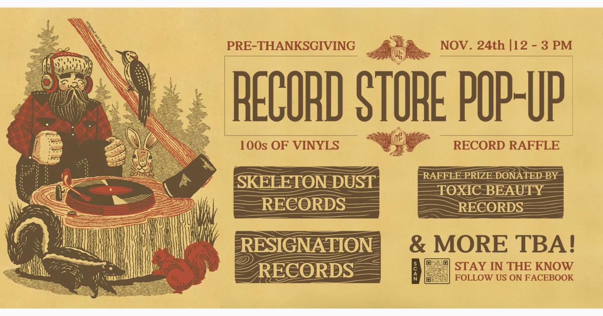 Pre-Thanksgiving RECORD STORE DAY Pop-Up