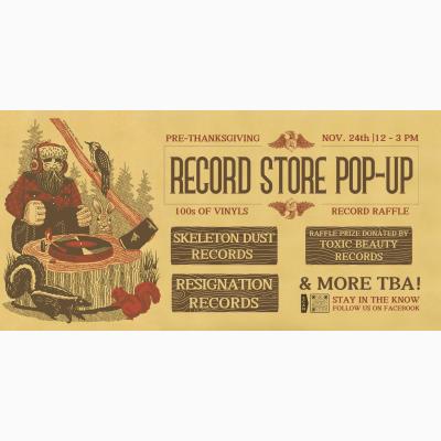 Pre-Thanksgiving RECORD STORE DAY Pop-Up