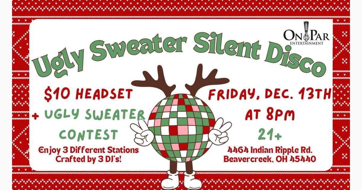 Ugly Sweater Silent Disco Party at On Par Entertainment