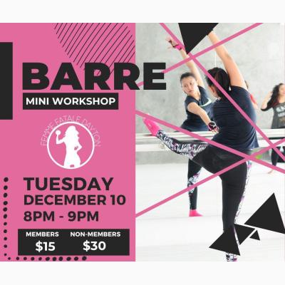 Barre Mini Workshop