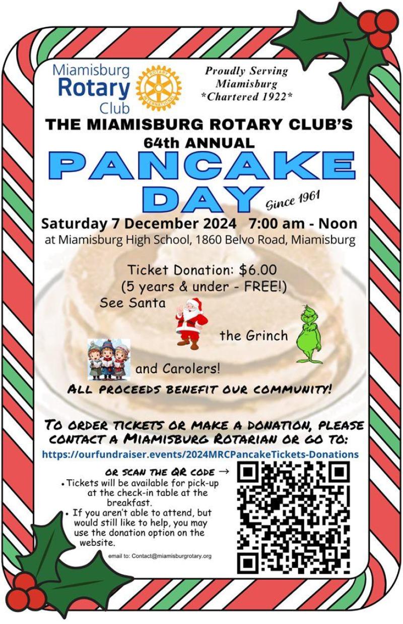 Rotary Club of Miamisburg’s 64th Annual Pancake Day