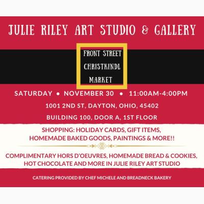 Julie Riley Art Studio & Gallery Christkindl Market