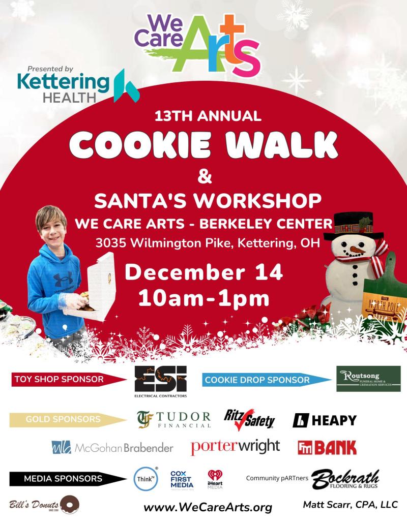 We Care Arts Cookie Walk & Santa's Workshop