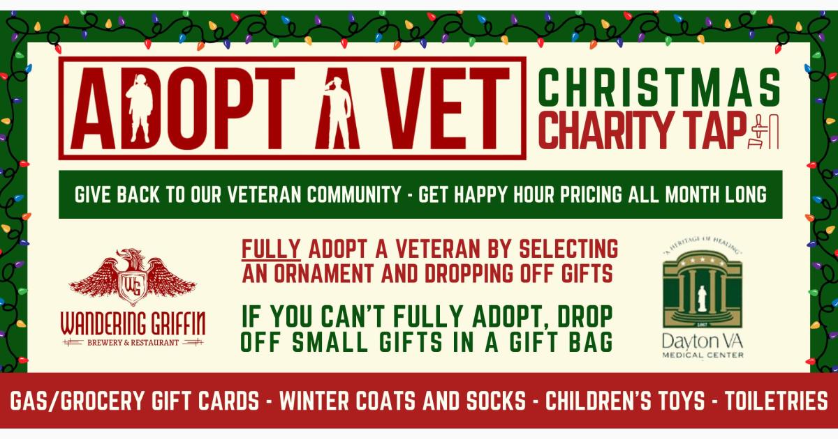 December Charity Tap: Adopt-A-Veteran with the Dayton VA