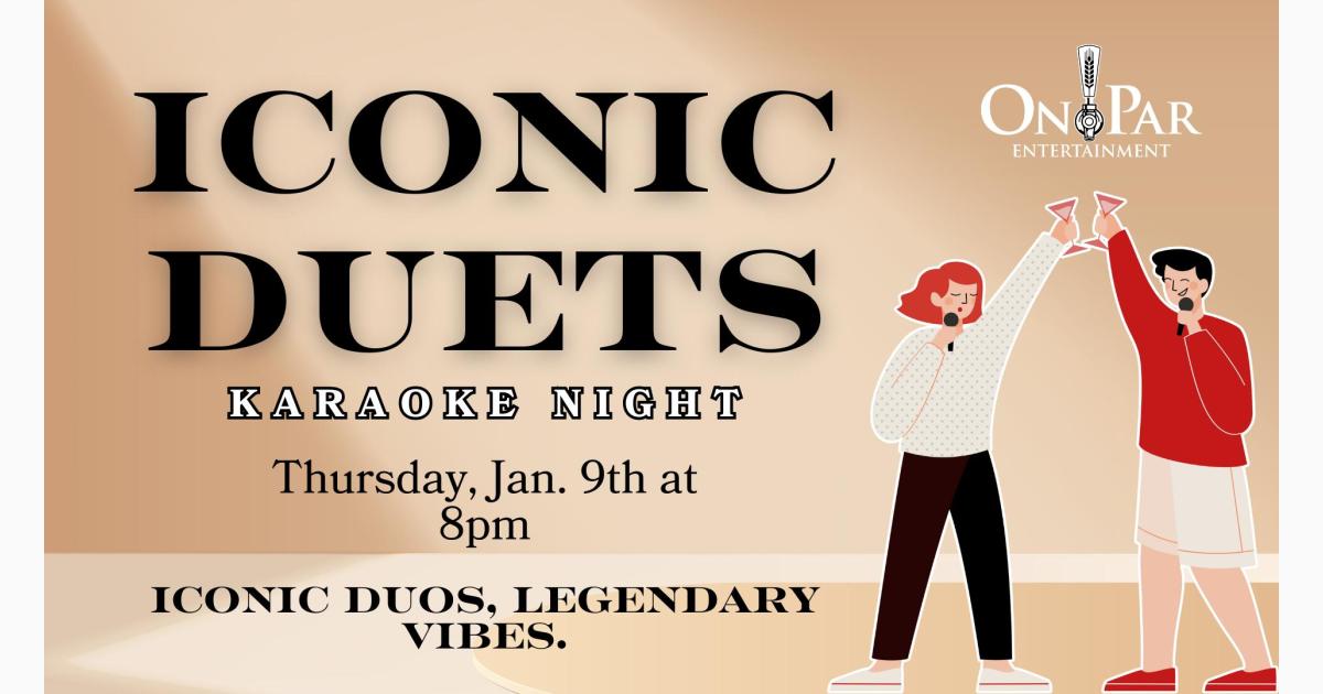 Iconic Duets Karaoke Night at On Par Entertainment