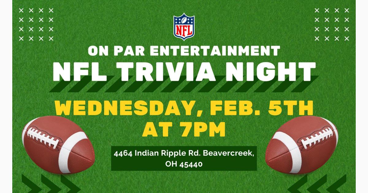 NFL Trivia Night at On Par Entertainment