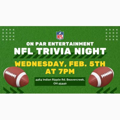 NFL Trivia Night at On Par Entertainment