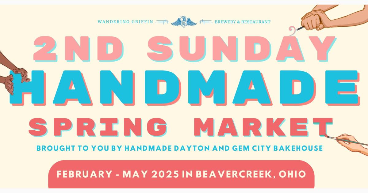 2nd Sunday Handmade Dayton Spring Market at the Wandering Griffin