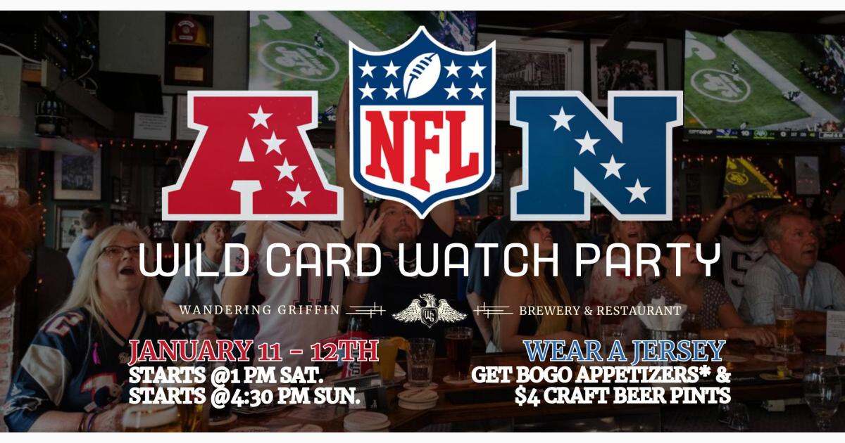 AFC/NFC Wild Card Round Watch Party at the Wandering Griffin