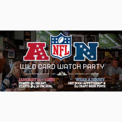 AFC/NFC Wild Card Round Watch Party at the Wandering Griffin