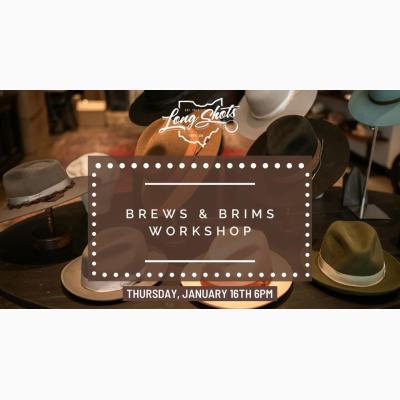 Brews & Brims- Designer Hat Workshop @ Long Shots