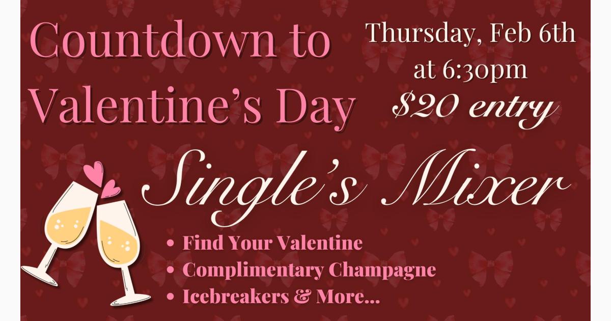 Countdown to Valentine's Day Singles Mixer at On Par Entertainment