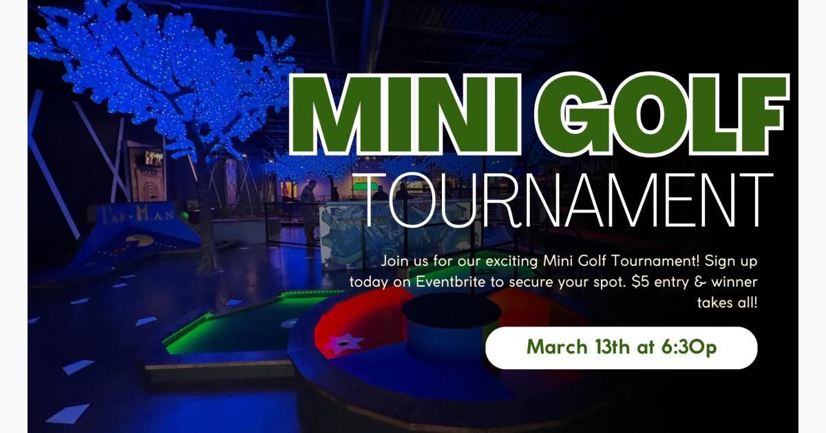 Mini Golf Tournament at On Par Entertainment