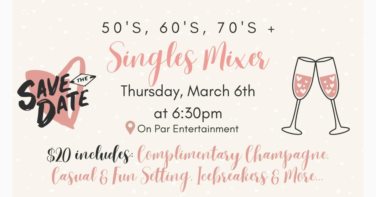 50's+ Singles Mixer at On Par Entertainment