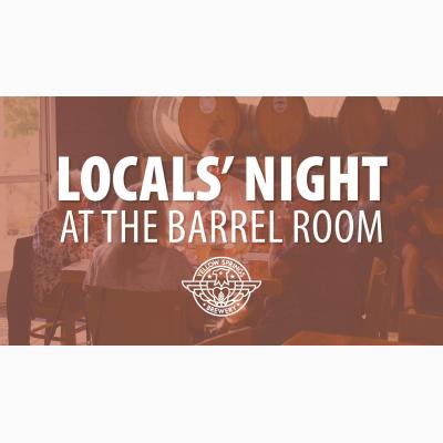 LOCALS' NIGHT at Yellow Springs Brewery Barrel Room