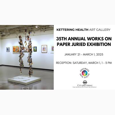 35th Annual Works on Paper Juried Exhibition at Rosewood Arts Center