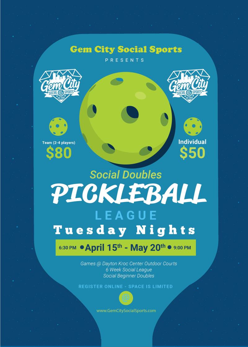 Join Our 6-Week Adult Social Pickleball League – Tuesday Spring Season