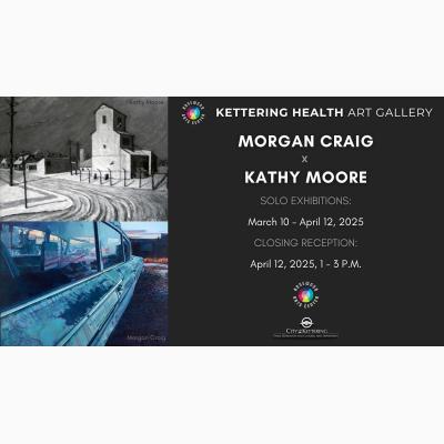 Morgan Craig X Kathy Moore Solo Exhibitions at Rosewood Arts Center