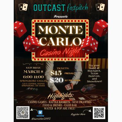 Outcast Fastpitch Monte Carlo