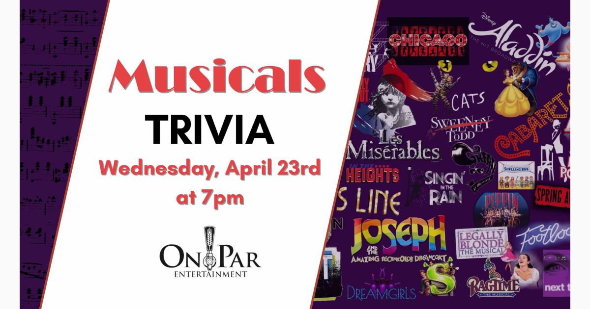 Musicals Trivia + Karaoke at On Par Entertainment