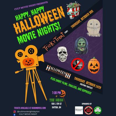 Cult Movie Nights presents Happy Halloween Movie Nights