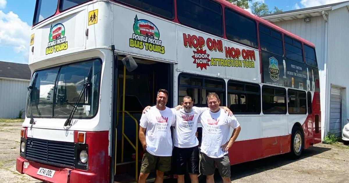 Blimey! The Last Queen Pub Imports a British Double Decker Bus!