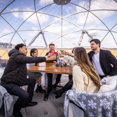 Rooftop restaurant brings back the igloo dining experience