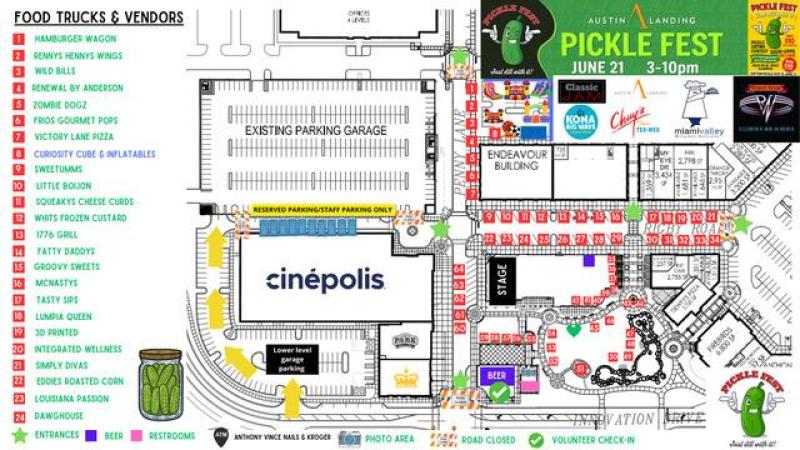 Pickle Fest Map - 2025