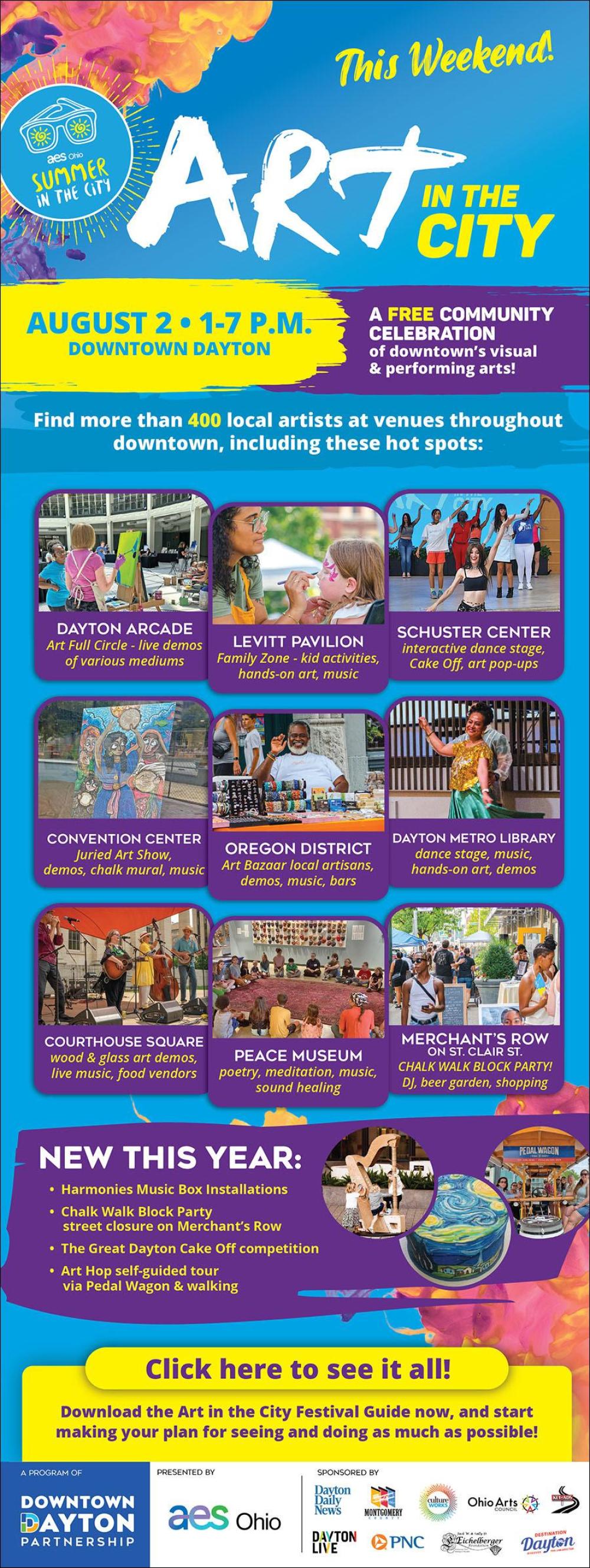 Art in the City 2025 activities