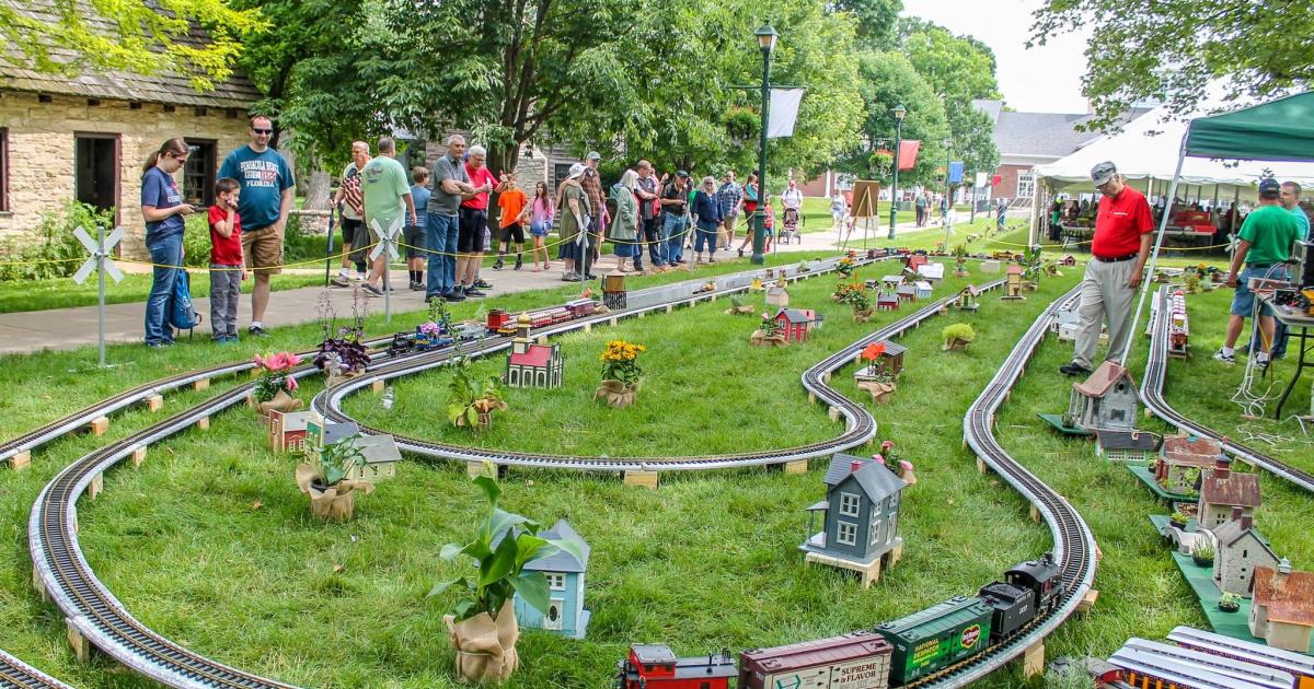 Model trains at Rail Fest