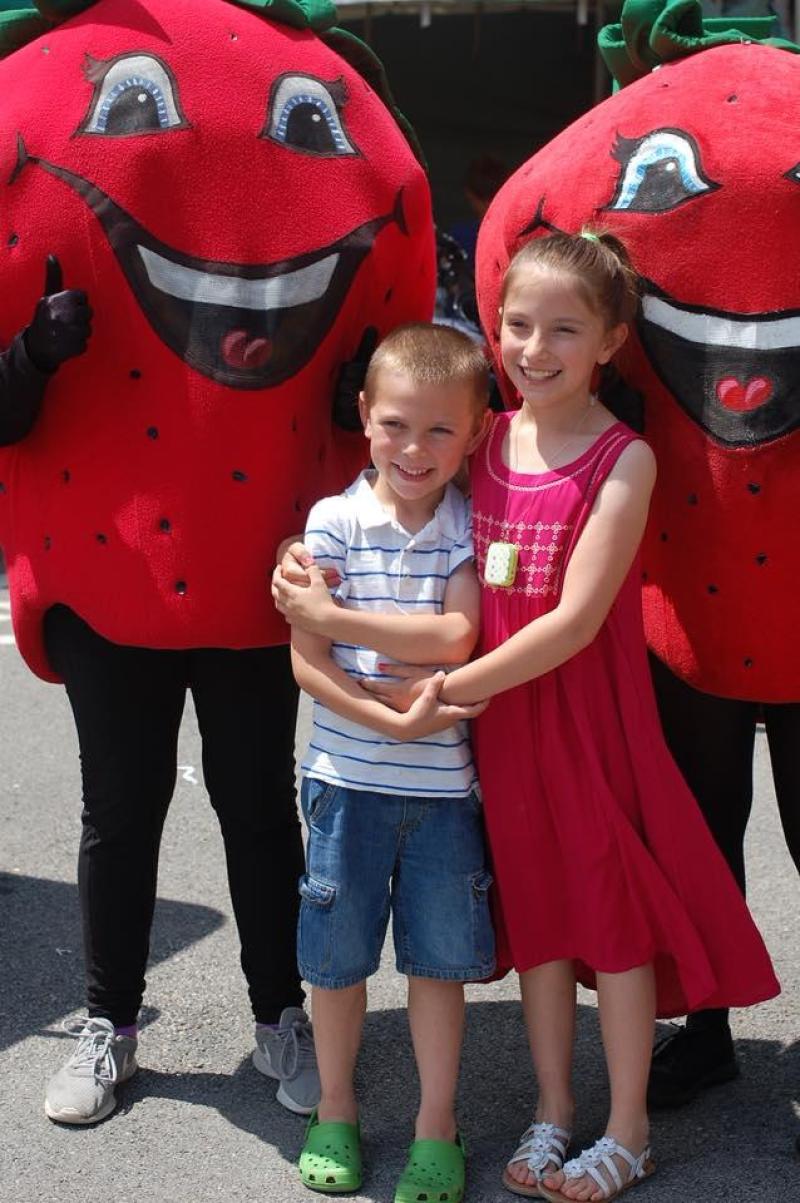The berries at Strawberry Festival