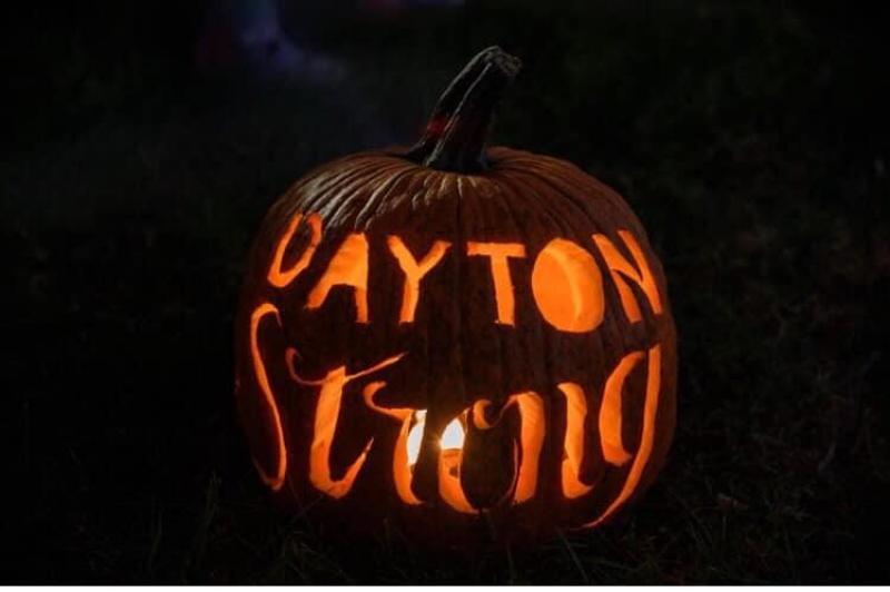 DAYTON STRONG: Pumpkin Glow on Stoddard Ave.