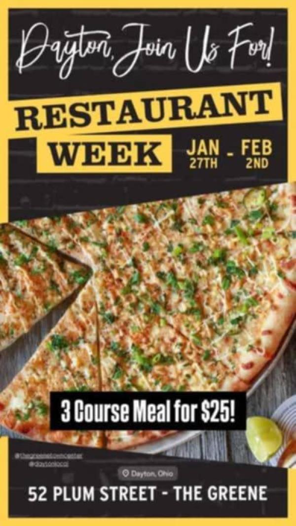 Pies & Pints Restaurant Week Menu