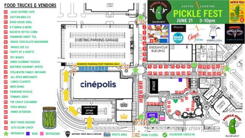 Pickle Fest Map - 2025