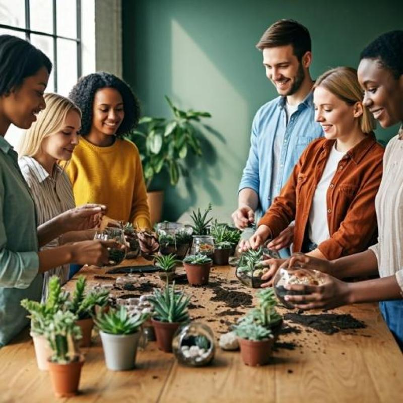 Experience Terrarium Building with Friends, Family or Co-workers