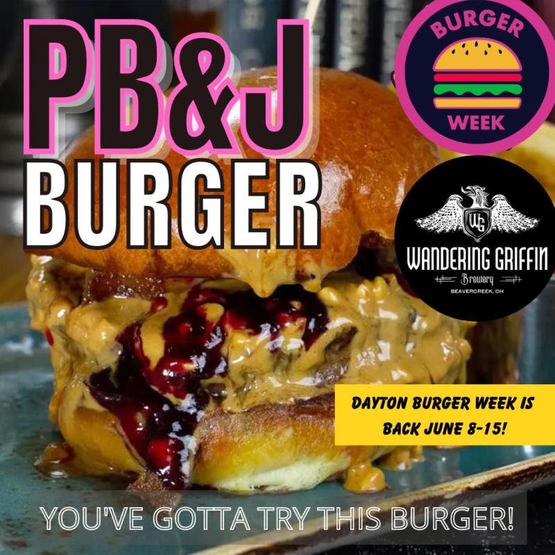 PB&J Bacon Cheese Burger  - Wandering Griffin