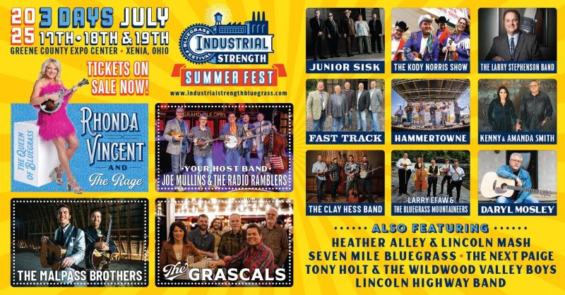 2025 Industrial Strength Bluegrass Summerfest