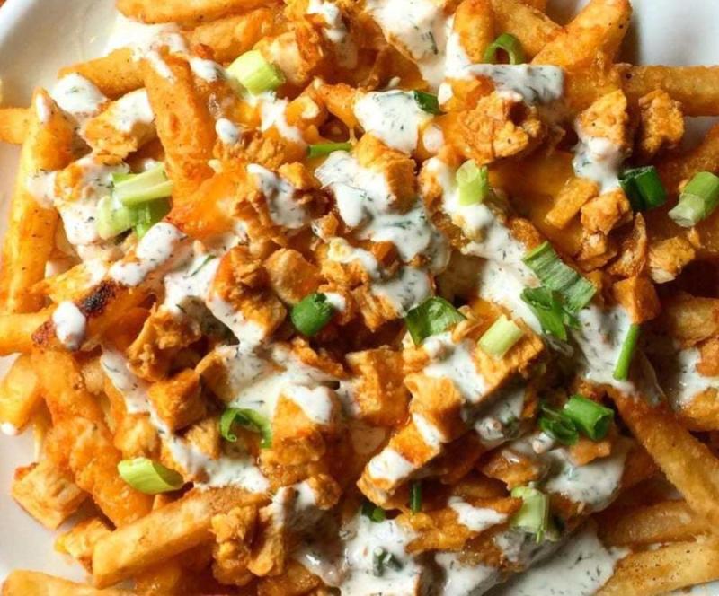 Lilia’s Buffalo Chicken Loaded Fries