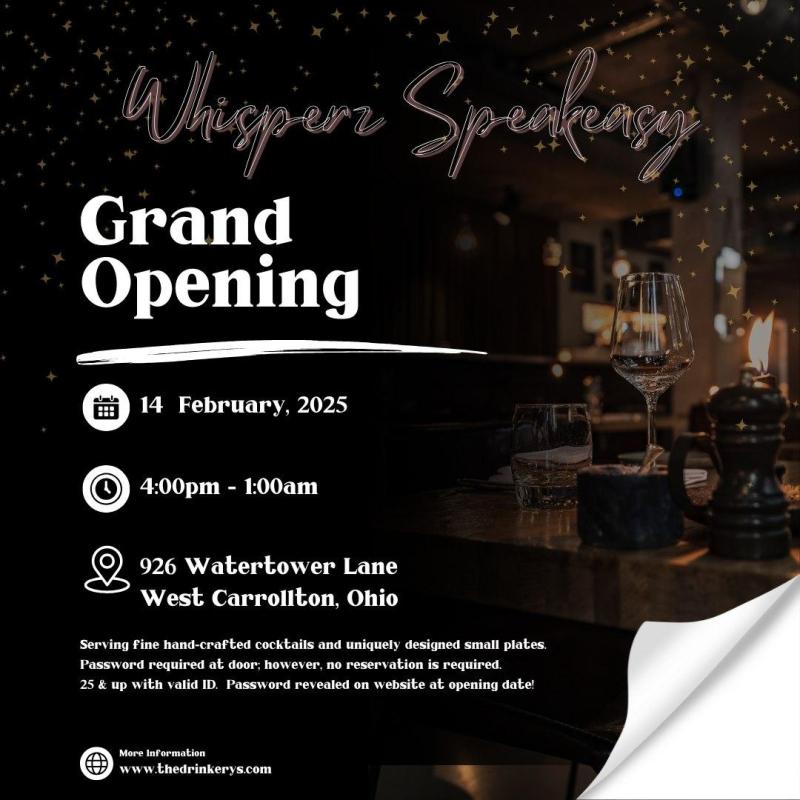 Grand Opening Weekend at Whisperz Speakeasy